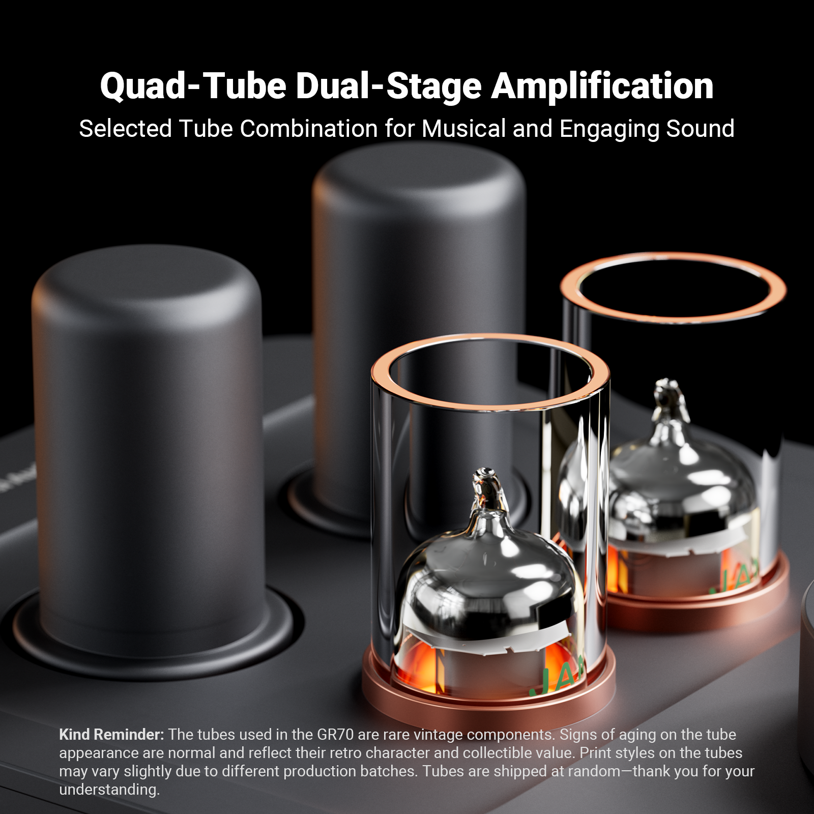 Fosi Audio GR70 Tube Headphone Amp - View 2