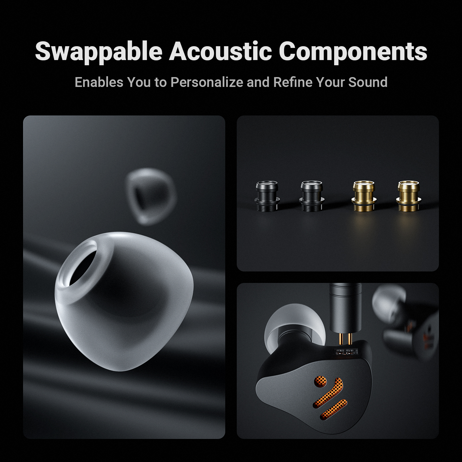 Fosi Audio IM4 Open-Back Wired Earbuds - View 8
