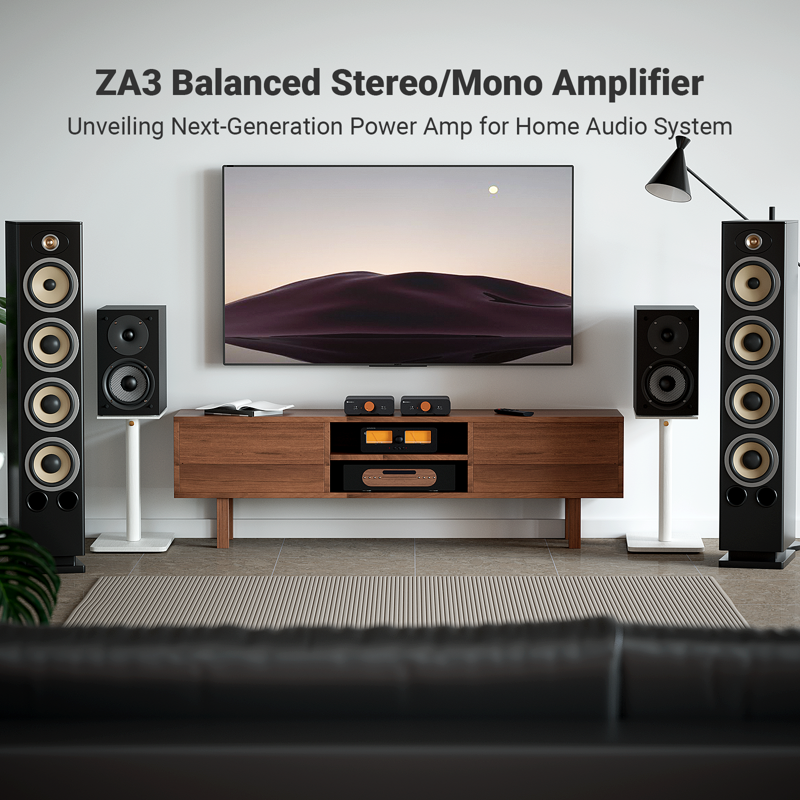 Fosi Audio ZA3 Balanced Stereo Amplifier - View 1