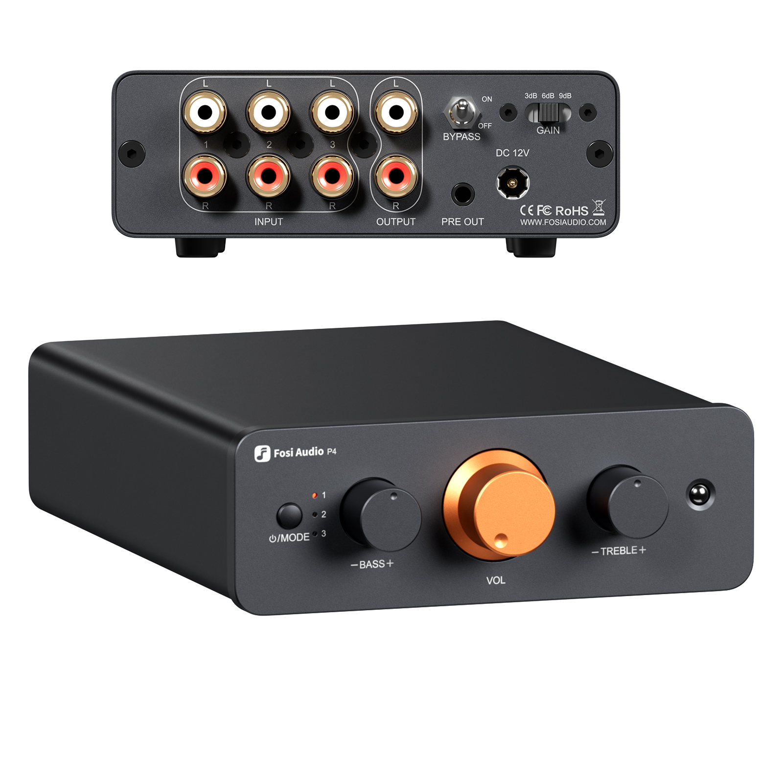 Fosi Audio P4 Mini Preamplifier - View 1