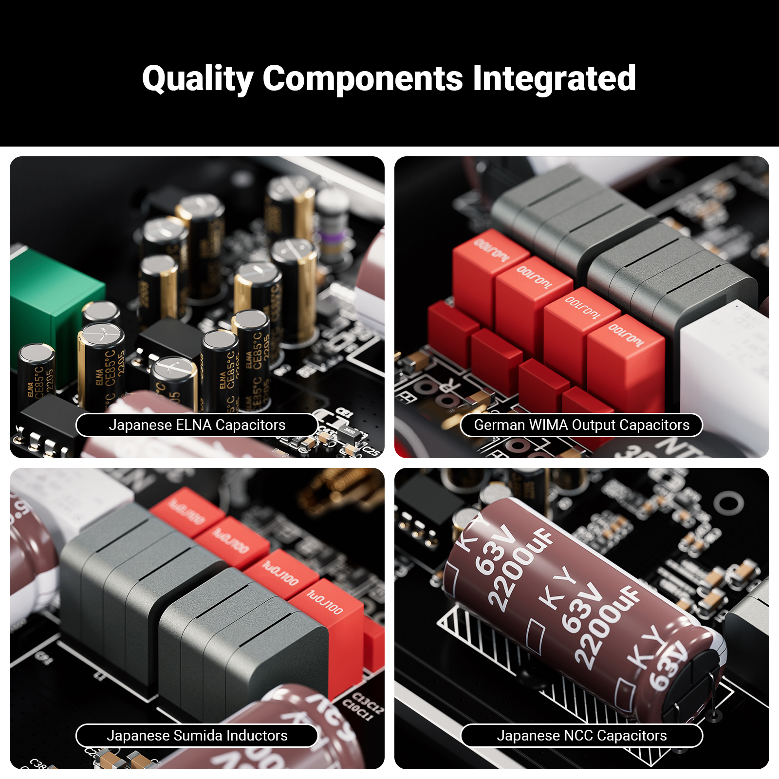 Fosi Audio V3 Mini Stereo Amplifier - View 5
