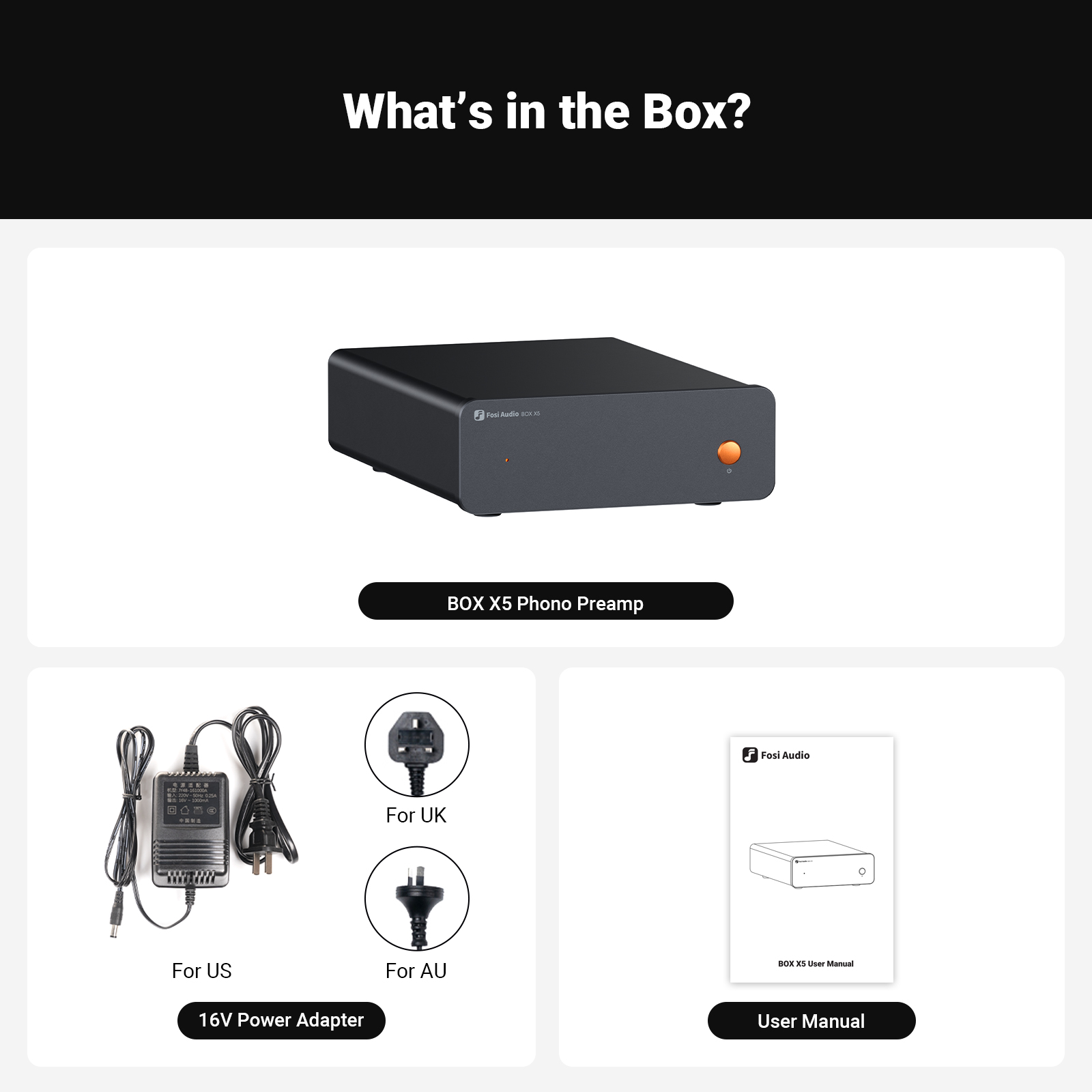 Fosi Audio Box X5 Phono Preamplifier - View 8