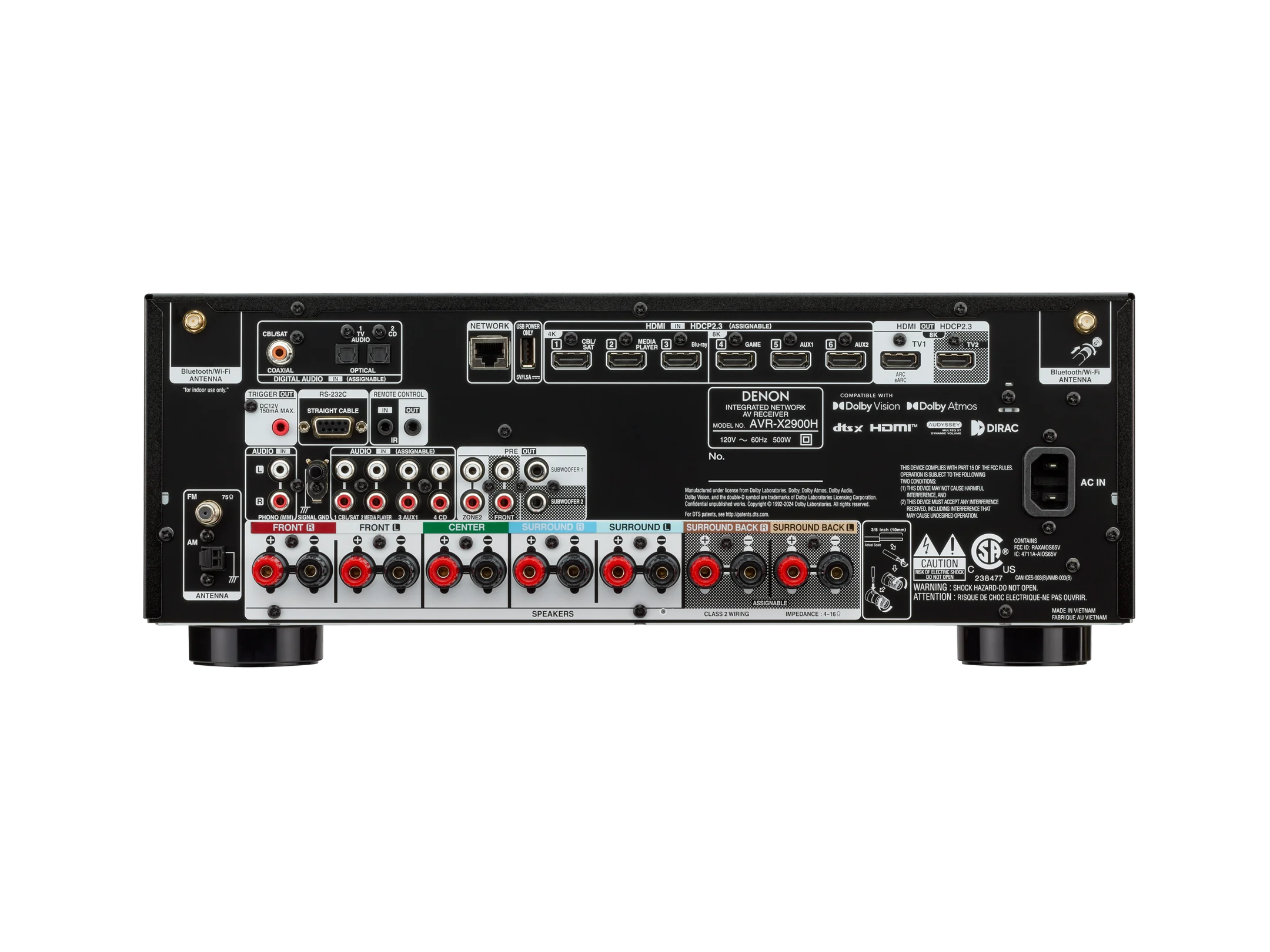 Denon AVR-X2900H - View 3