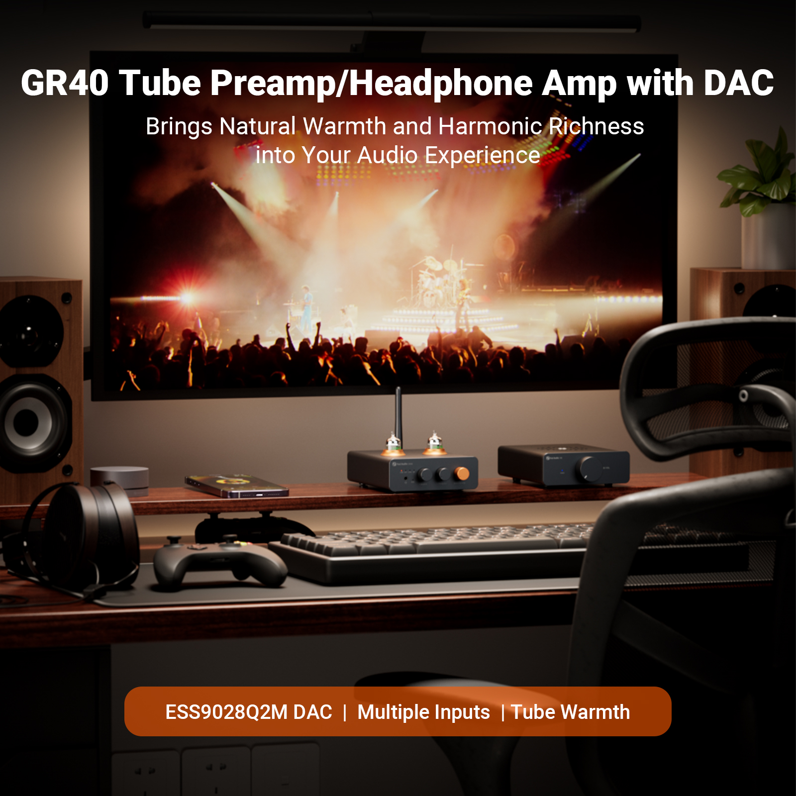 Fosi Audio GR40 Tube Preamplifier - View 1