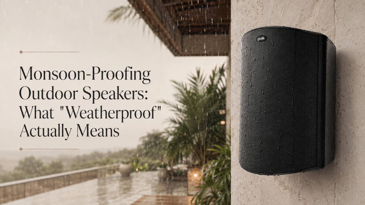 Monsoon-Proofing Outdoor Speakers: What "Weatherproof" Actually Means