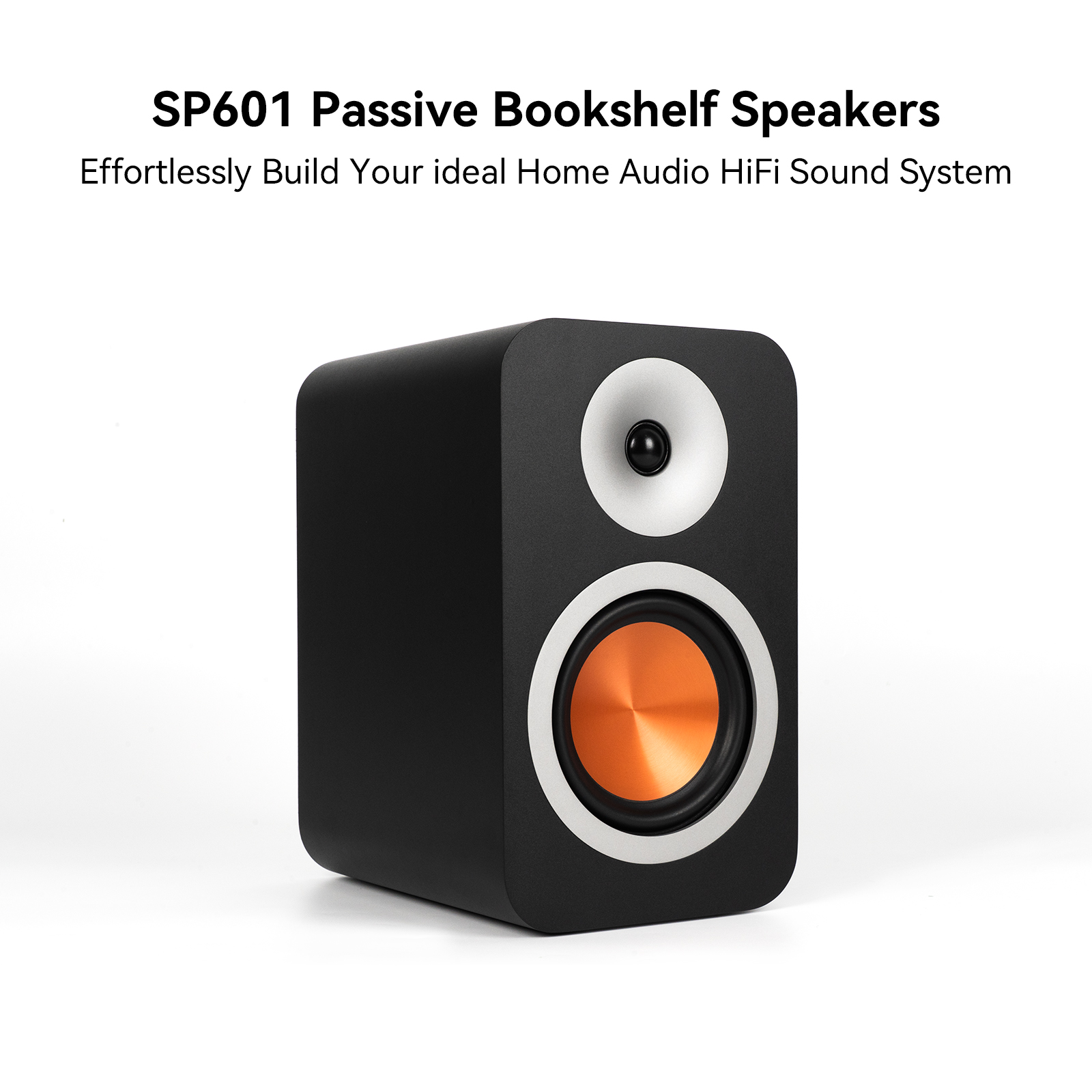 Fosi Audio SP601 Bookshelf Passive Speakers - View 2