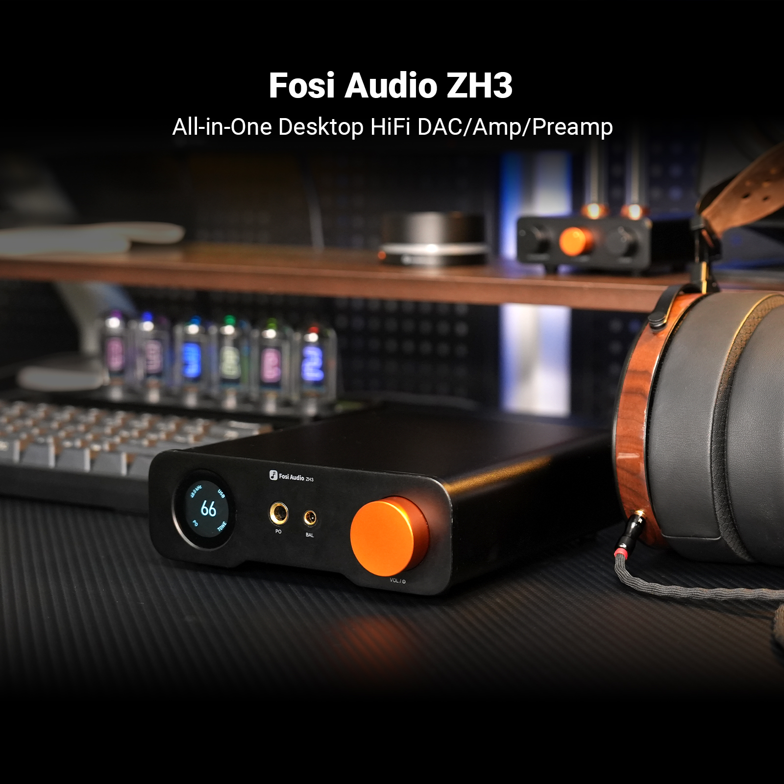 Fosi Audio ZH3 DAC Headphone Amplifier - View 7