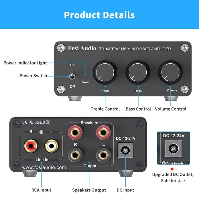 Fosi Audio TB10A - View 2