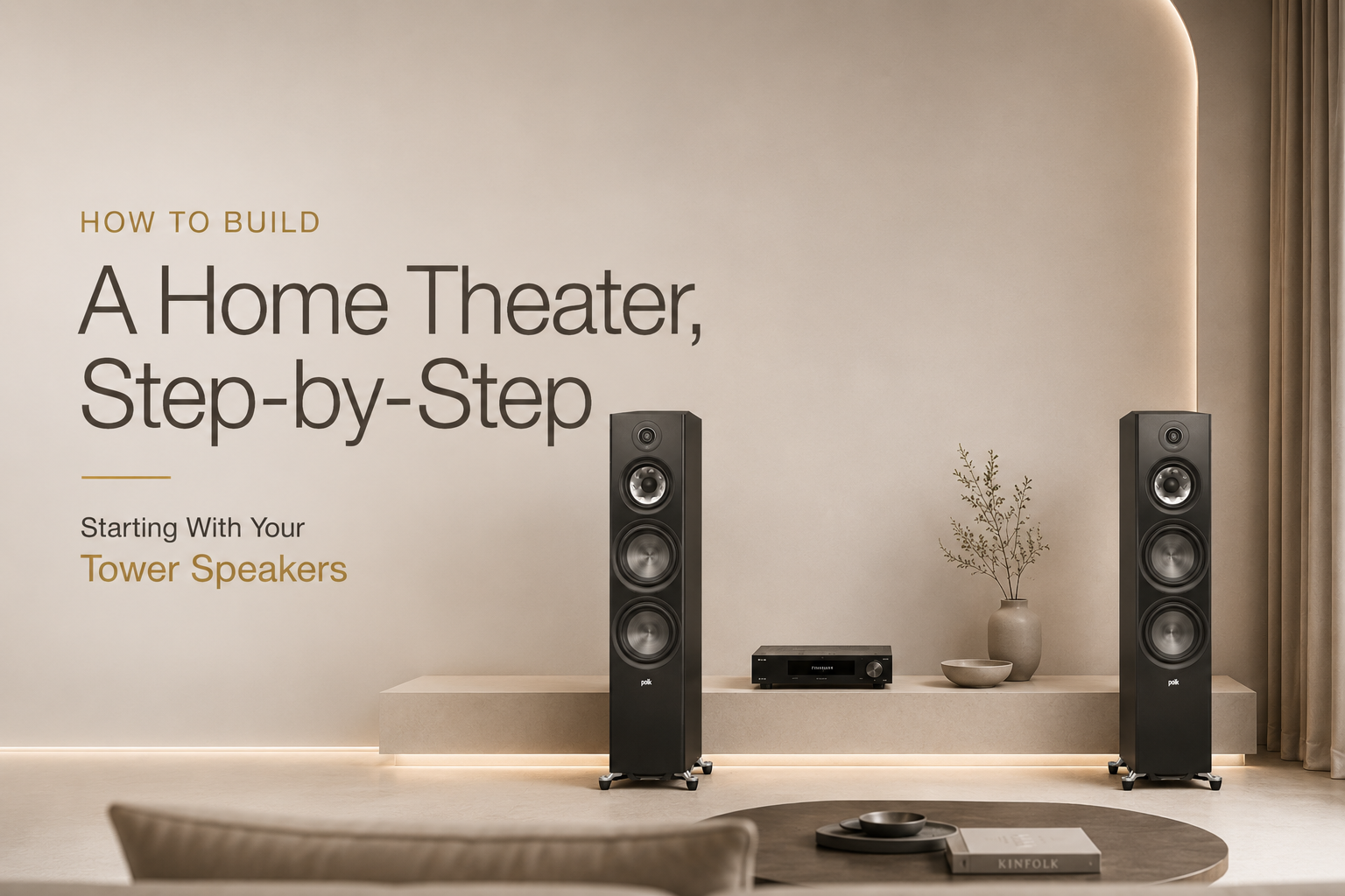 How to Build a Home Theatre, Step-by-Step - Starting With Your Tower Speakers