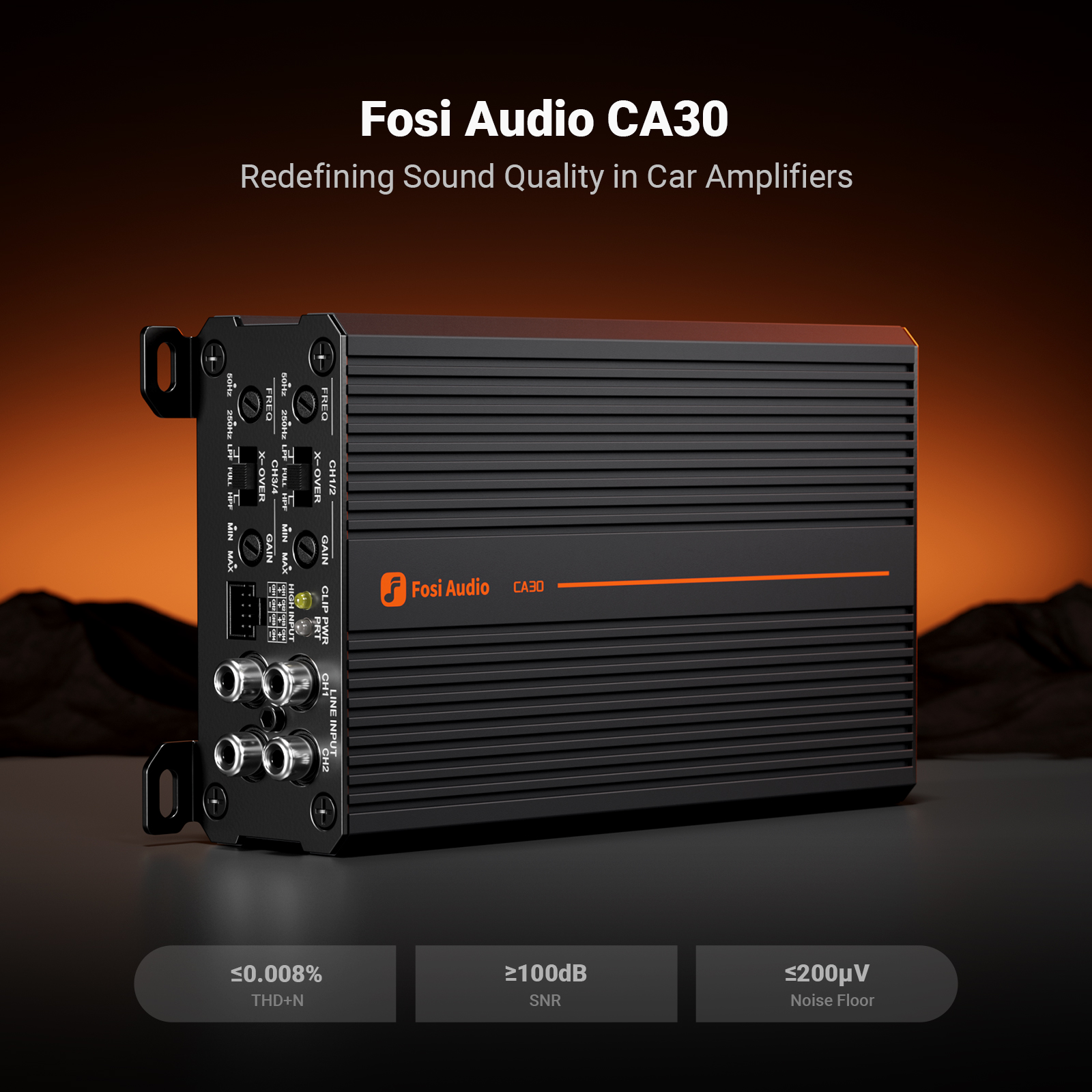 Fosi Audio CA30 Car Amplifier - View 1
