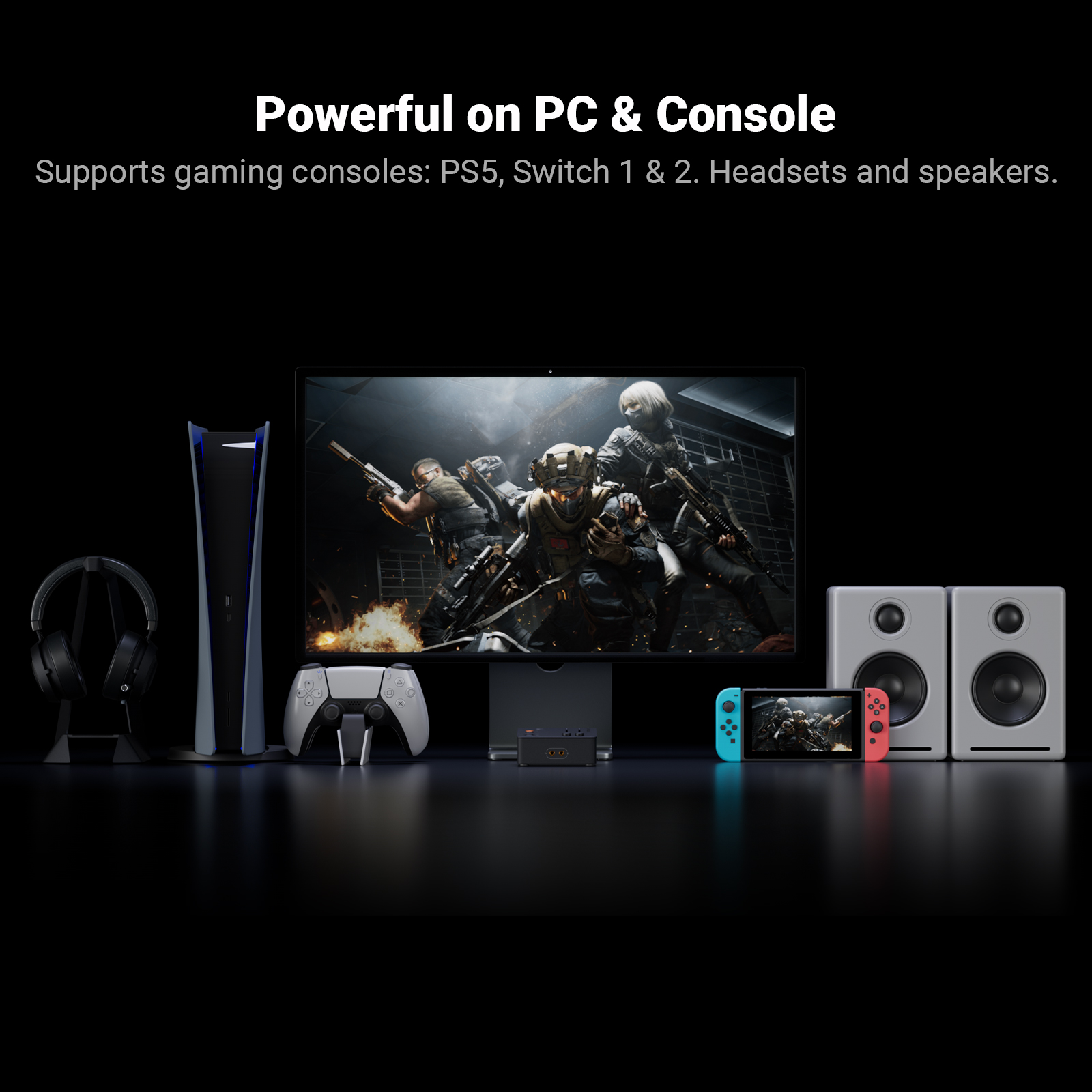 Fosi Audio C3 StepSense Gaming Sound Card - View 6