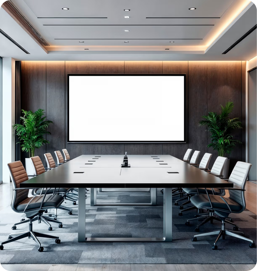 Organized Audio-Visual Systems for Conference Rooms
