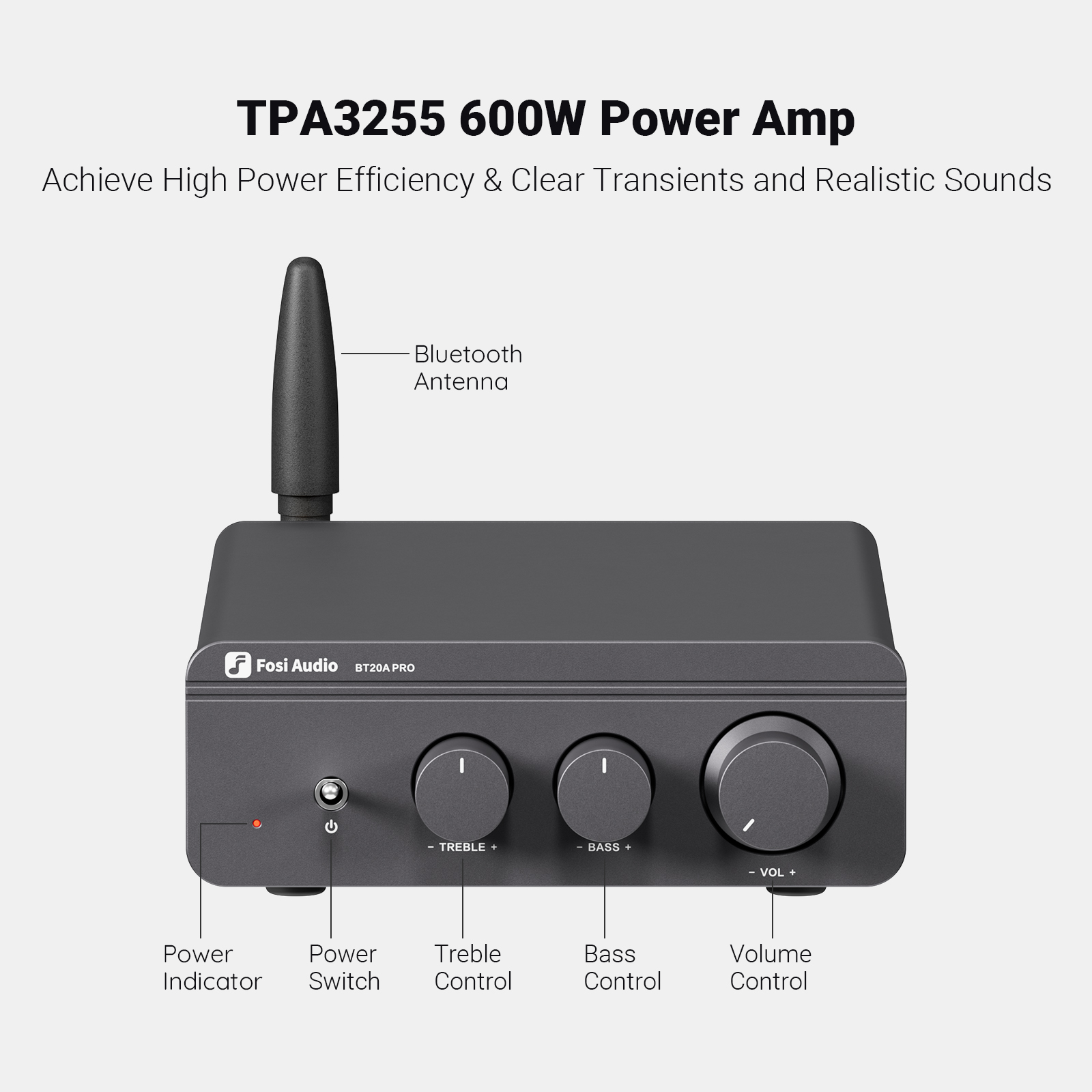 Fosi Audio BT20A PRO - View 1
