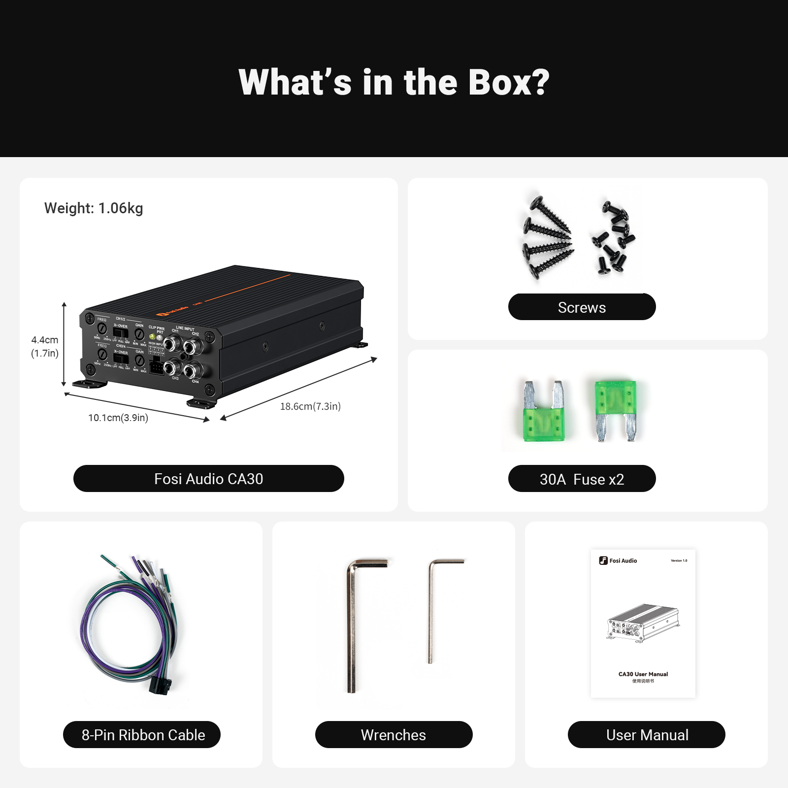 Fosi Audio CA30 Car Amplifier - View 6