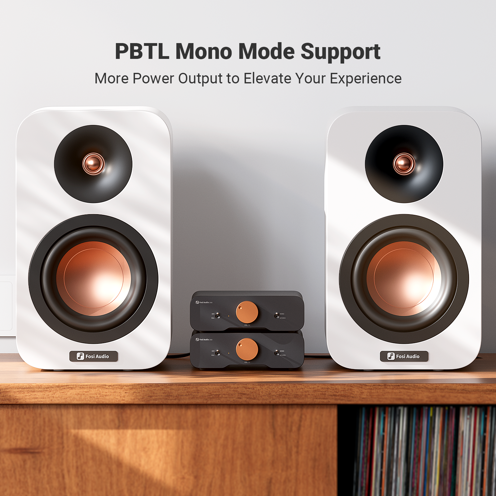 Fosi Audio ZA3 Balanced Stereo Amplifier - View 3