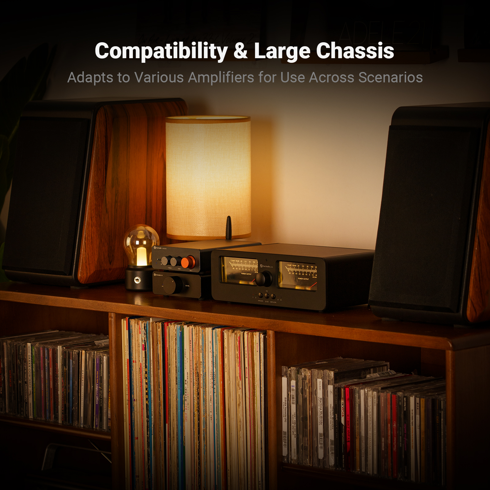 Fosi Audio LC30-Y VU Meter Amplifier - View 6