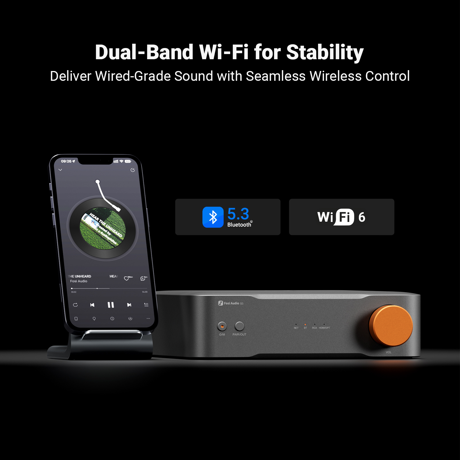 Fosi Audio S3 Balanced HiWi Streamer - View 3