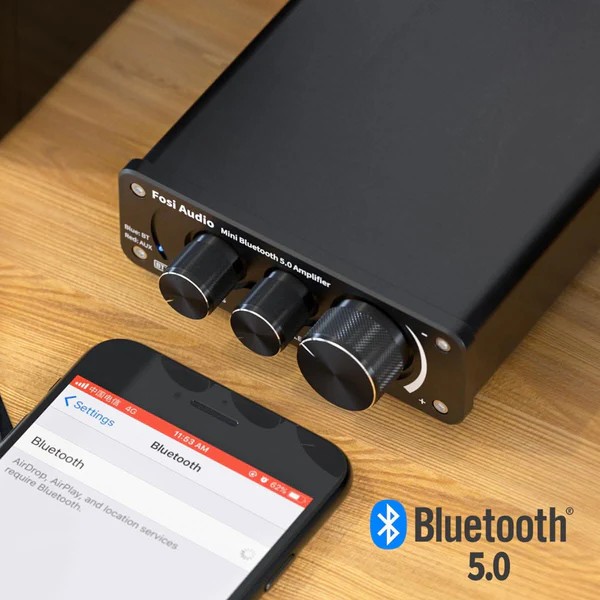 Fosi Audio BT10A Bluetooth Amplifier - View 3