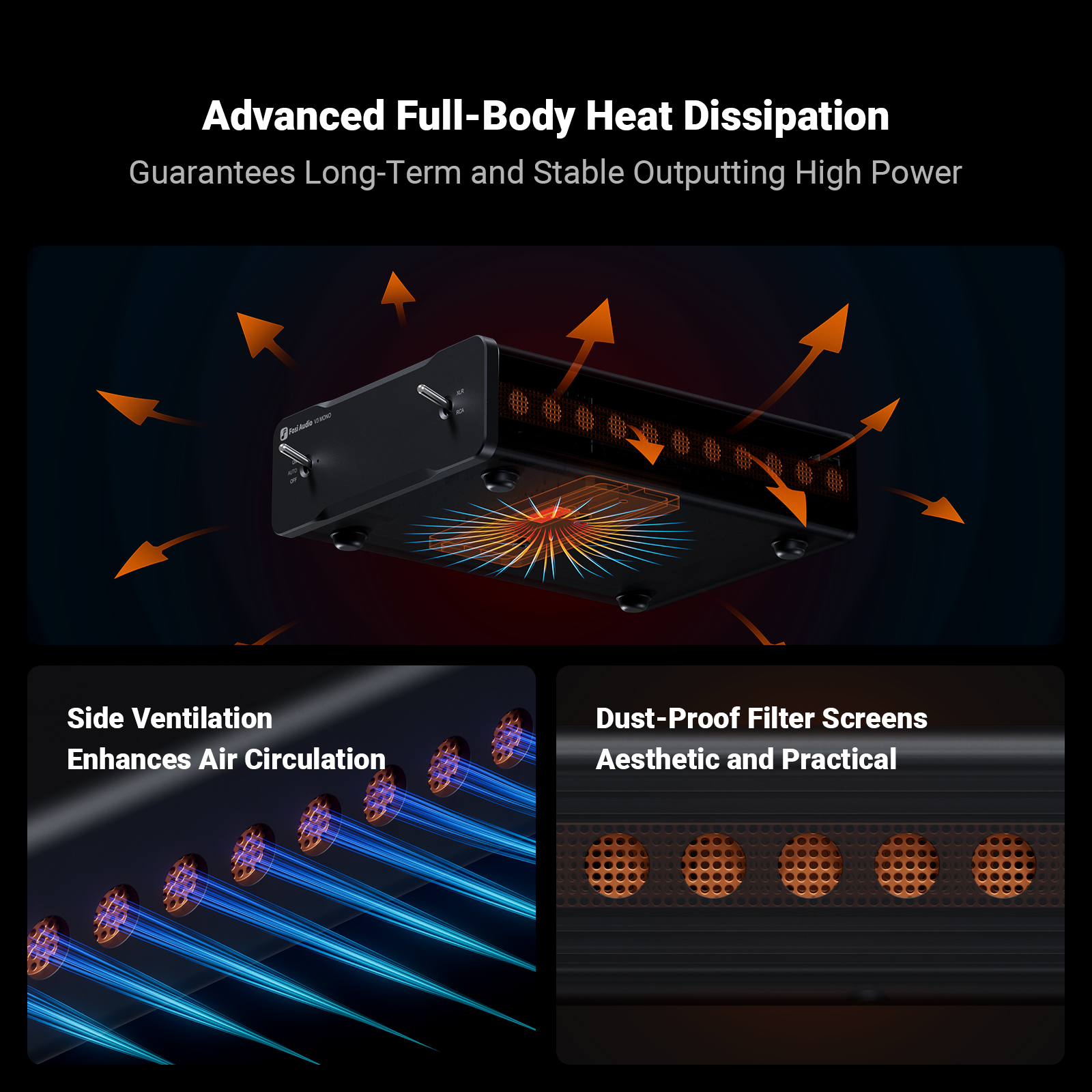 Fosi Audio V3 Mono Class-D Amplifier - View 5