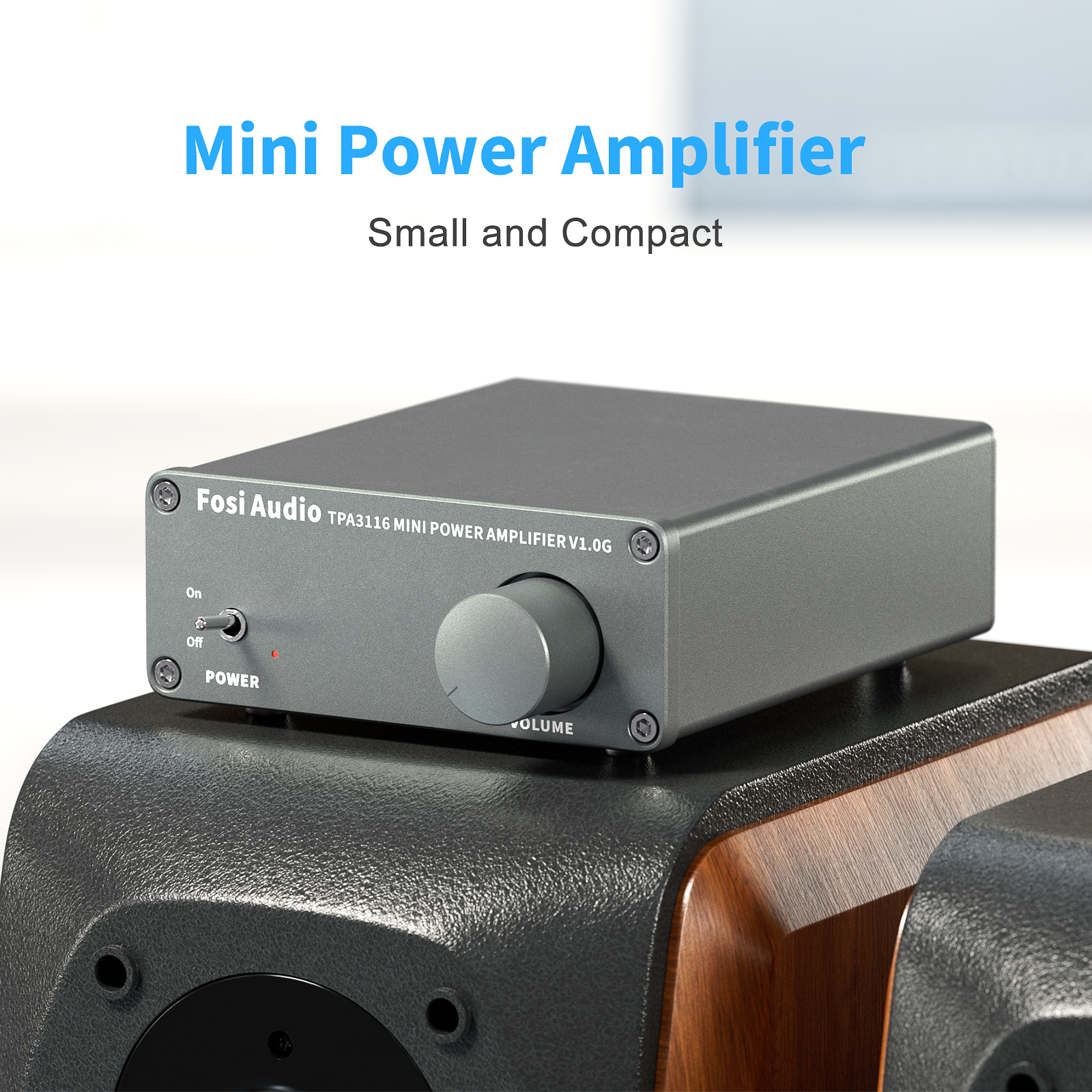 Fosi Audio V1.0G Mini Stereo Audio Amplifier - View 1