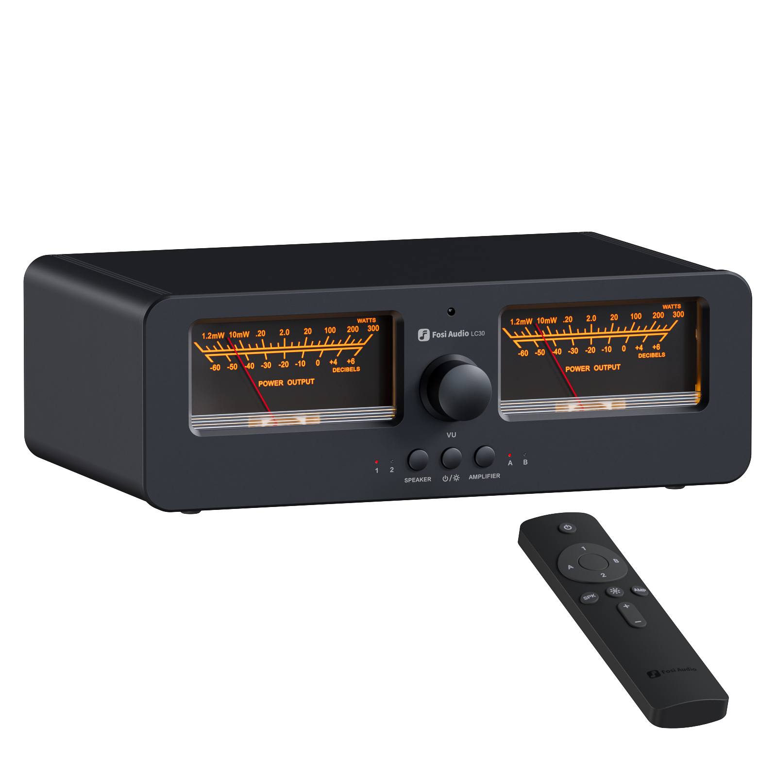 Fosi Audio LC30-Y VU Meter Amplifier - View 1