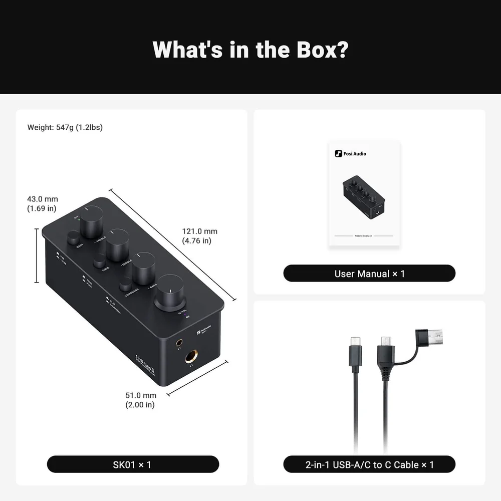 Fosi Audio SK01 - View 8