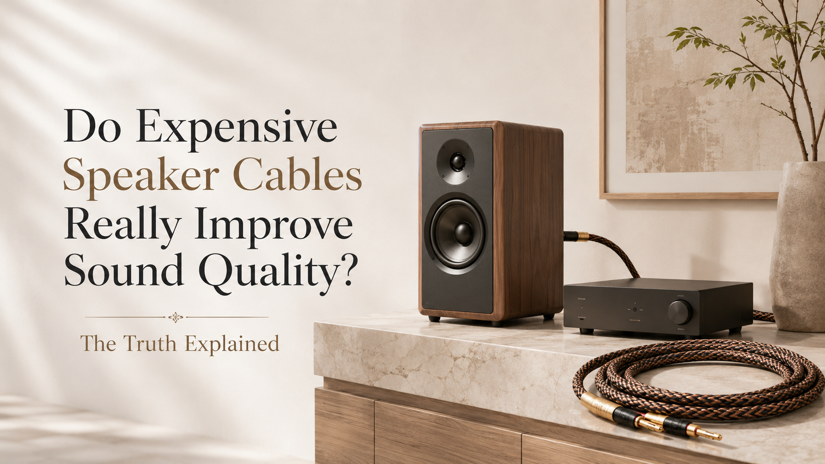Do expensive speaker cables really improve sound quality? The Truth Explained.