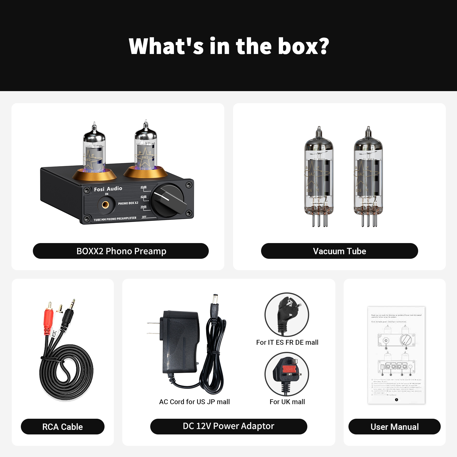 Fosi Audio Box X2 Phono Preamplifier - View 8