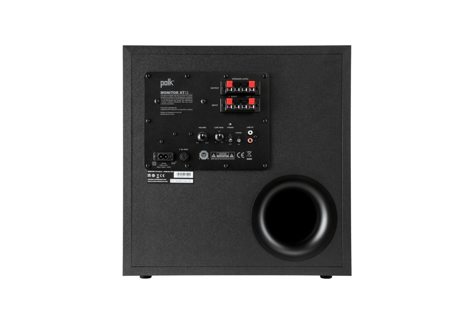 Polk Audio Monitor XT12 | 12” Powered High-Performance 100W