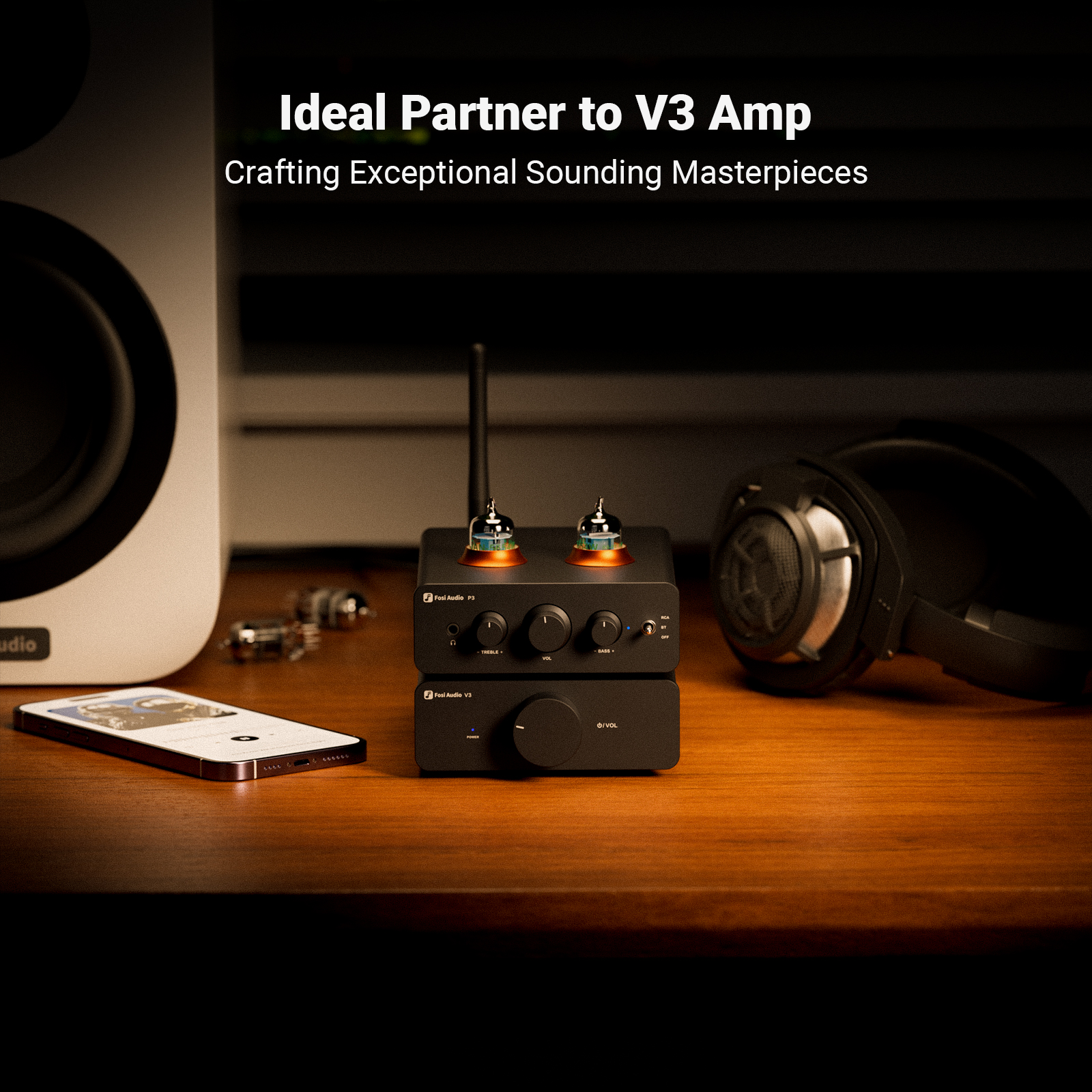 Fosi Audio P3 Tube Preamplifier - View 4