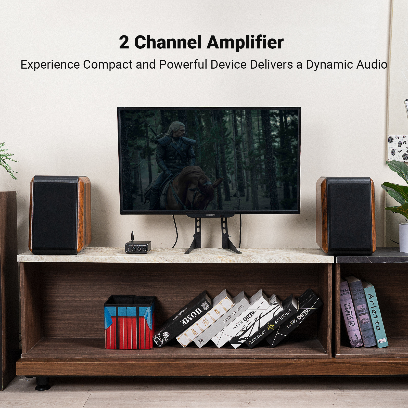 Fosi Audio BT20A Bluetooth Stereo Amplifier - View 5