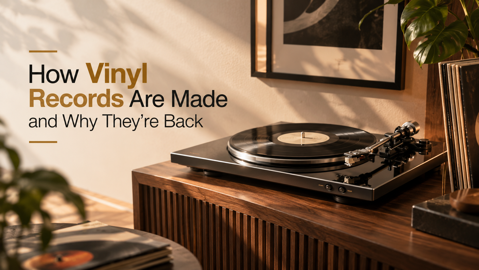 Vinyl Explained: How It's Made, Why It's Back, and How to Look After It