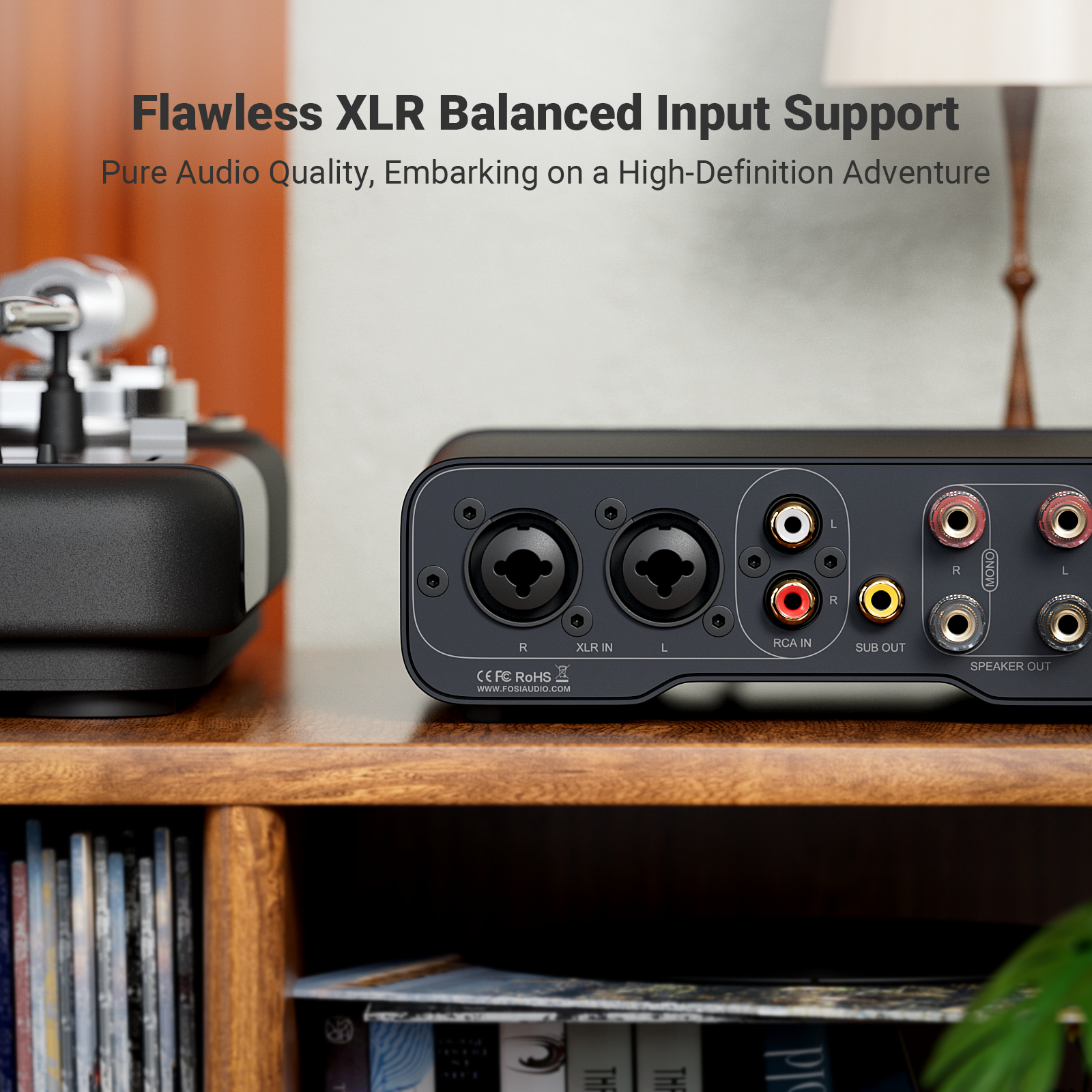 Fosi Audio ZA3 Balanced Stereo Amplifier - View 2