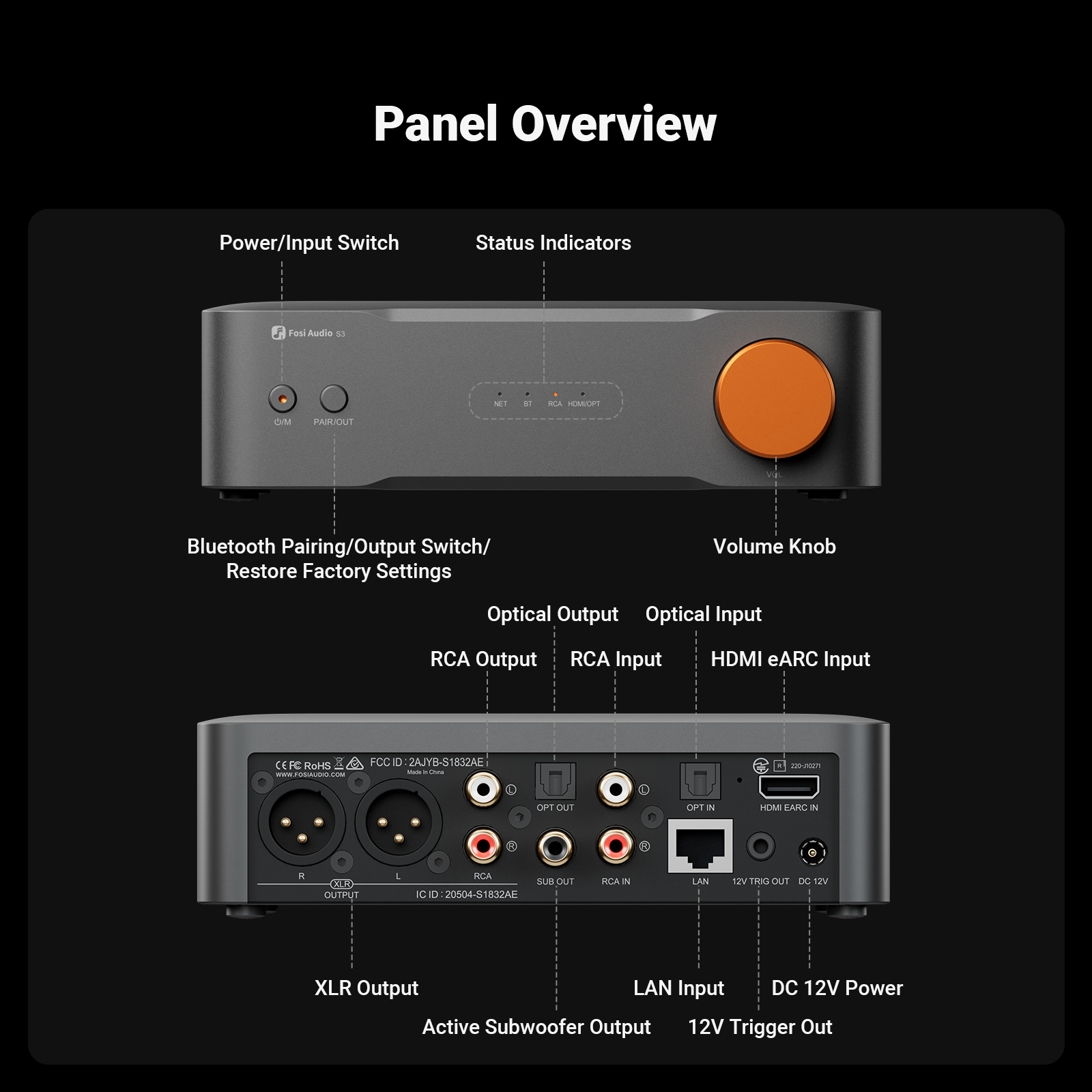 Fosi Audio S3 Balanced HiWi Streamer - View 6