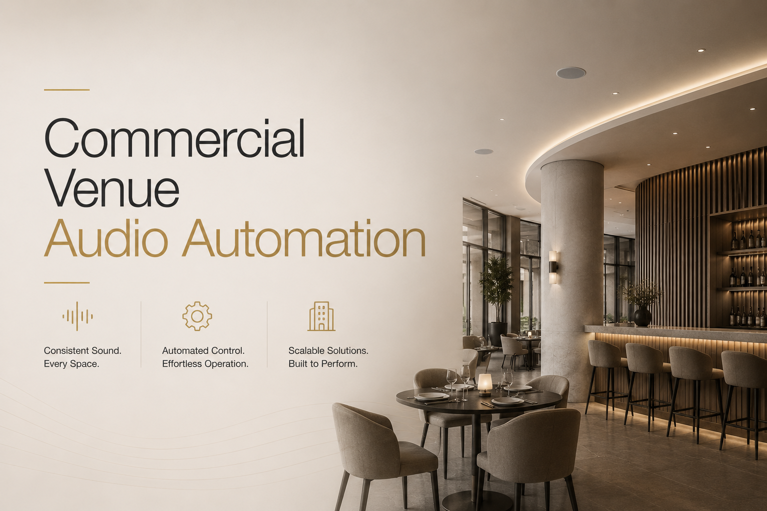 Commercial Venue Audio Automation: Managing Multi-Zone Sound the Right Way